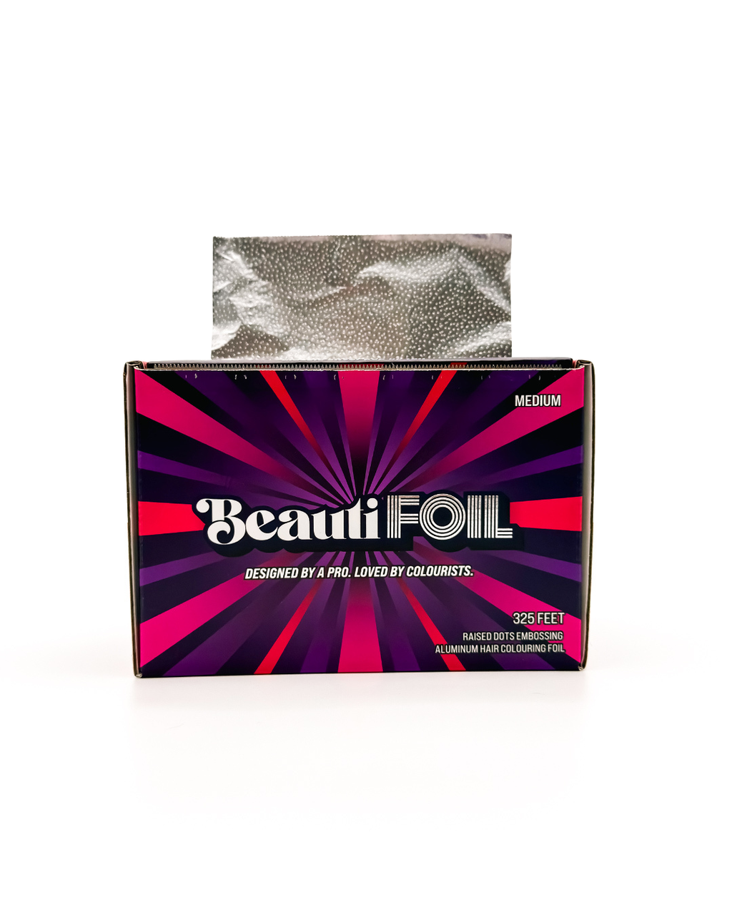 Beautifoil Professional Embossed Silver 325 Foot Hair Foil Roll