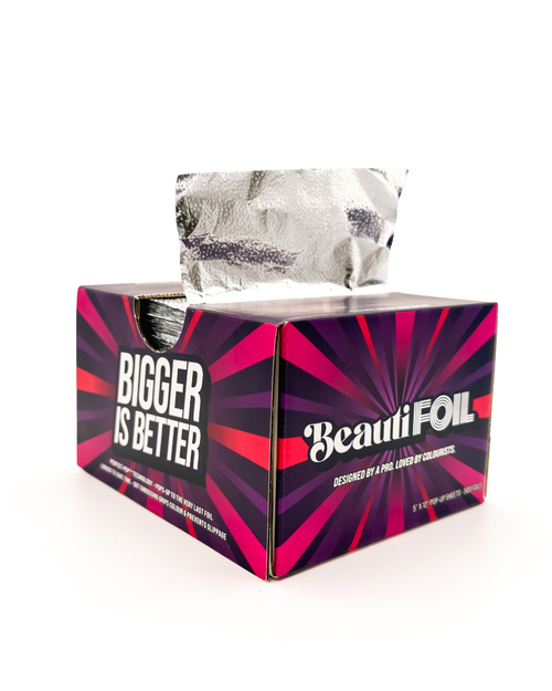 BeautiFoil Professional 5 x 12 Embossed Classic Silver Pop-Up Foils